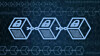 Blocks with locks on dark blue background. [SHUTTERSTOCK]
