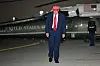 U.S. President Donald Trump steps off Marine One and walks to board Air Force One before departing Miami International Airport, in Miami, Florida on April 3. [AFP/YONHAP]