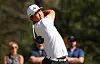 Kim Joo-hyung plays his shot from the fourth tee during the final round of the CJ Cup at Congaree Golf Club on Oct. 23 in Ridgeland, South Carolina. [AFP/YONHAP]