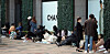 People wait in front of a Chanel store in Shinsegae Department Store in Jung District, central Seoul on May 2. [NEWS1]