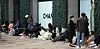 People wait in front of a Chanel store in Shinsegae Department Store in Jung District, central Seoul on May 2. [NEWS1]