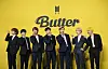 BTS members pose during a press conference for their single ″Butter″ in 2021. [AP/YONHAP]
