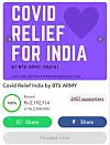 BTS's fandom ARMY is known for its wide range of charity efforts, making use out of its numbers and global dispersion. [SCREEN CAPTURE]