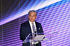 Luca de Meo, CEO of Renault Group, talks about his strategies for the Korean market during a press conference held in southern Seoul Tuesday evening. [RENAULT KOREA MOTORS]