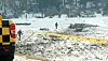 A fighter jet crashed in Hoengseong, Gangwon, around 11: 40 a.m. Monday. The KA-1 is believed to have been sent to counter a drone believed to have been sent from North Korea. [YONHAP]