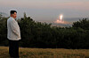 North Korean leader Kim Jong-un views a recent missile test at an undisclosed location and date in this photograph released by Pyongyang's state-controlled Korean Central News Agency (KCNA). [YONHAP]