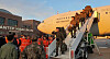 Members of the Korea Disaster Relief Team and military personnel arrive on a KC-330 military tanker aircraft at Gaziantep Airport in southeastern Turkey Wednesday to help with search and rescue operations in the country following a devastating earthquake. [NEWS1]
