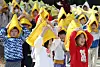 Kindergarteners in Daegu take part in a fire drill on Oct. 30. [NEWS1]