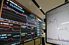 An electronic display board shows a rapid fall of the price of Bitcoin at Bithumb office in southern Seoul on Dec. 20. [NEWS1]
