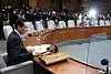 Woo Sang-ho, a Democratic Party representative and chair of a special committee at the National Assembly to investigate the Oct. 29 Itaewon crowd crush, commences a committee meeting at the Assembly in western Seoul on Monday. [NEWS1]