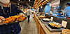 A buffet in downtown Seoul on Oct. 12. Buffet where lmany family events are held were opened after the government eased social distancing restrictions starting this week. [YONHAP]