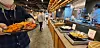 A buffet in downtown Seoul on Oct. 12. Buffet where lmany family events are held were opened after the government eased social distancing restrictions starting this week. [YONHAP]