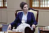 Elizabeth Salmon during her meeting with Foreign Minister Park Jin at the foreign ministry in central Seoul on Aug. 31. [YONHAP]