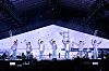BTS performs during its free concert 'BTS 〈Yet To Come〉 in Busan' on Oct. 15 at the Busan Asiad Main Stadium. [BIGHIT MUSIC]