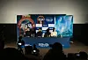 The producers and main cast of ″Mother Land″ answer questions during a press conference after a screening of the film at CGV Yongsan in Yongsan District, central Seoul, on Tuesday. [LIM JEONG-WON]