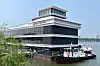 Convenience store chain CU announced on June 2 that it will open “Ramen Library” convenience stores specializing in instant noodles at all seven docks for the Han River water buses. This photo shows the Yeouido dock for the Han River bus. [YONHAP]
