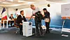 Voters living in France cast their ballots votes at a polling station at the Korean Embassy in Paris on May 20, as overseas voting for the June 3 presidential election kicked off for a six-day run. [NEWS1]