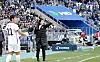 Ulsan HD manager Kim Pan-gon instructs his players during a K League 1 match against FC Anyang at Munsu Football Stadium in Ulsan on Feb. 16. [NEWS1]