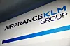The logo of Air France-KLM Group is seen during their Annual Results 2023 press conference in Paris, France, February 29, 2024. [REUTERS/YONHAP]