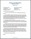 A copy of a letter sent by a group of 23 lawmakers from the U.S. House of Representatives to President Joe Biden and Secretary of State Antony Blinken on Nov. 4, urging them to prioritize engagement with North Korea and aim for a formal declaration to end the1950-53 Korean War, shared by Democratic Rep. Brad Sherman of California on Twitter Monday. [TWITTER]
