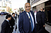 Palestine Football Association's president, Jibril Rajoub arrives for the 33rd AFC Congress in Manama, Bahrain on Feb. 1. [REUTERS]