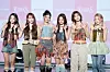 Girl group Kiiras poses for photos during a showcase for the release of its first EP, “KILL MA BO$$,” at the Ilchi Art Hall in Gangnam District, southern Seoul, on June 9. [DANIELA GONZALEZ PEREZ]