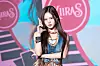 Kiiras’ LingLing poses for photos during a showcase for the release of the EP, “KILL MA BO$$,” at the Ilchi Art Hall in Gangnam District, southern Seoul, on June 9. [DANIELA GONZALEZ PEREZ]