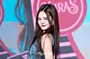 Kiiras’ LingLing poses for photos during a showcase for the release of the EP, “KILL MA BO$$,” at the Ilchi Art Hall in Gangnam District, southern Seoul, on June 9. [DANIELA GONZALEZ PEREZ]