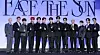Boy band Seventeen poses during a press conference for its fourth full-length album ″Face the Sun″ on May 27. [ILGAN SPORTS]