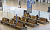 Empty seats at Incheon International Airport on Thursday. [NEWS1]