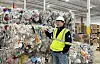 Dustin Olson, PureCycle CEO, explains the ultra-pure polypropylene extraction process at the company's recycling plant in Ironton, Ohio. [SK GEO CENTRIC]