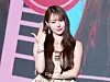 Kiiras’ Kurumi poses for photos during a showcase for the release of the EP, “KILL MA BO$$,” at the Ilchi Art Hall in Gangnam District, southern Seoul, on June 9. [DANIELA GONZALEZ PEREZ]