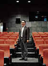 Kang Shin-woong, CEO of Tcast, poses for photos prior to an interview with the Korea JoongAng Daily. [TCAST]