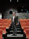 Kang Shin-woong, CEO of Tcast, poses for photos prior to an interview with the Korea JoongAng Daily. [TCAST]
