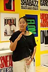 Ligaya Salazar, curator of the 'Sneakers Unboxed: Studio to Street' exhibition, currently on view at the Sejong Center for the Performing Arts. [SEJONG CENTER FOR THE PERFORMING ARTS]
