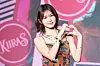 Kiiras’ Kylie poses for photos during a showcase for the release of the EP, “KILL MA BO$$,” at the Ilchi Art Hall in Gangnam District, southern Seoul, on June 9. [DANIELA GONZALEZ PEREZ]