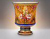 The White Porcelain ’Salamis“ Vase with Polychrome Decoration that was given to King Gojong by Marie François Sadi Carnot (1837-94), then president of France, in 1888 to celebrate the signing of the Korea-France Treaty of 1886. [NATIONAL PALACE MUSEUM OF KOREA]
