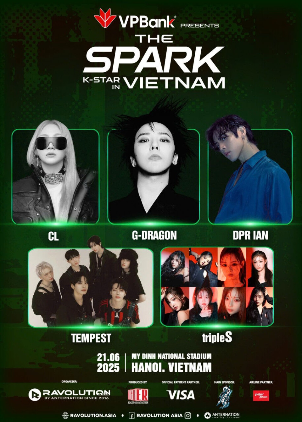 Spark Stream Drawing G-Dragon, 2NE1's CL and DPR IAN to perform at 'The Spark' concert in ...