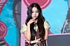 Kiiras’ Roah poses for photos during a showcase for the release of the EP, “KILL MA BO$$,” at the Ilchi Art Hall in Gangnam District, southern Seoul, on June 9. [DANIELA GONZALEZ PEREZ]