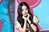 Kiiras’ Roah poses for photos during a showcase for the release of the EP, “KILL MA BO$$,” at the Ilchi Art Hall in Gangnam District, southern Seoul, on June 9. [DANIELA GONZALEZ PEREZ]