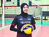 Daejeon KGC's Megawati Hangestri Pertiwi poses for a photo during an interview with the JoongAng Ilbo at KGC's training center in Daejeon in July. [JOONGANG ILBO]
