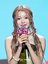 Kiiras answers reporters' questions during a showcase for the release of the EP, “KILL MA BO$$,” at the Ilchi Art Hall in Gangnam District, southern Seoul, on June 9. [DANIELA GONZALEZ PEREZ]