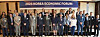 Members of the diplomatic corps in Korea and Korean financial companies pose with keynote speakers at the Korea Economic Forum,organized by the Korea JoongAng Daily at Westin Josun Seoul on Wednesday. [PARK SANG-MOON]