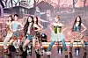 Girl group Kiiras performs the lead track “KILL MA BO$$” during a showcase for the release of its first EP, “KILL MA BO$$,” at the Ilchi Art Hall in southern Seoul, on June 9. [DANIELA GONZALEZ PEREZ]