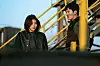 Ahn plays Pil-do, a detective and Ji-woo’s partner. Ji-woo is played by actor Han So-hee, left. [NETFLIX]