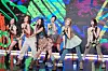Girl group Kiiras performs the B-side track “Ziller!” during a showcase for the release of its first EP, “KILL MA BO$$,” at the Ilchi Art Hall in southern Seoul, on June 9. [DANIELA GONZALEZ PEREZ]