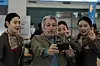 A scene from the film ″#Iamhere.″ The protagonist Stephan (played by Alain Chabat) stays at Incheon International Airport for more than 10 days waiting for Soo. [NEXT ENTERTAINMENT WORLD]