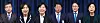 From left, Choi Sang-mok, Kang Jung-ai, Song Mi-ryung, Park Sang-woo, Kang Do-hyung and Oh Young-ju [JOINT PRESS CORPS]