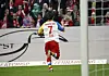 Lee Jae-sung celebrates after he scores his side third goal during a Bundesliga match between FSV Mainz 05 and FC Augsburg in Mainz, Germany on Saturday. [AP/YONHAP]