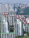 An apartment complex in in Bundang, Gyeonggi. [YONHAP]